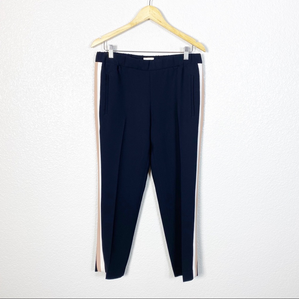 Wilfred by Aritzia Womens Darontal Side Stripe Pant in Black Size 8